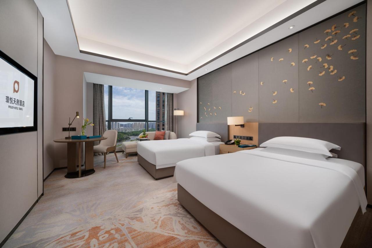 Projoy Hotel Tianfu Chengdu Bagian luar foto