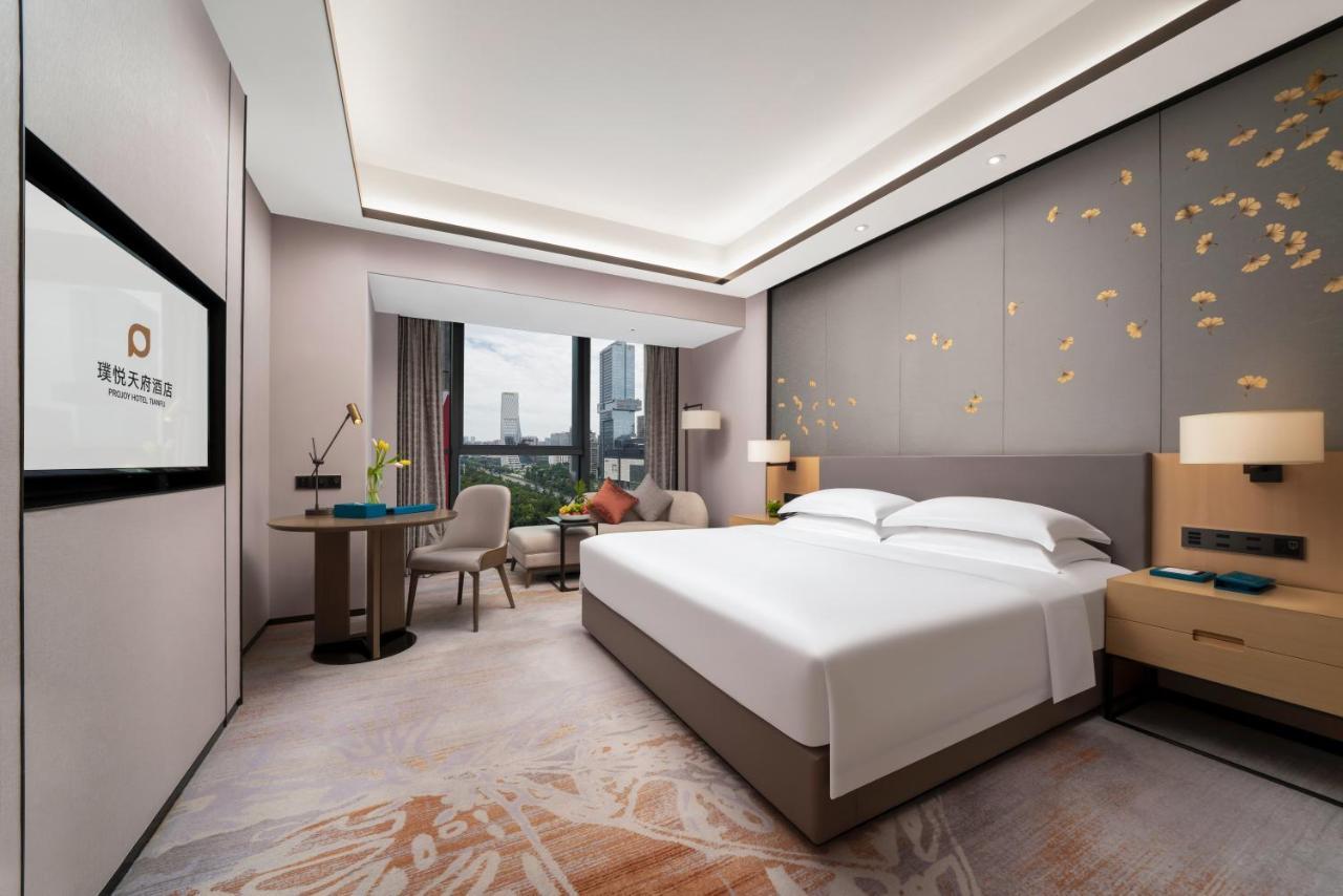 Projoy Hotel Tianfu Chengdu Bagian luar foto