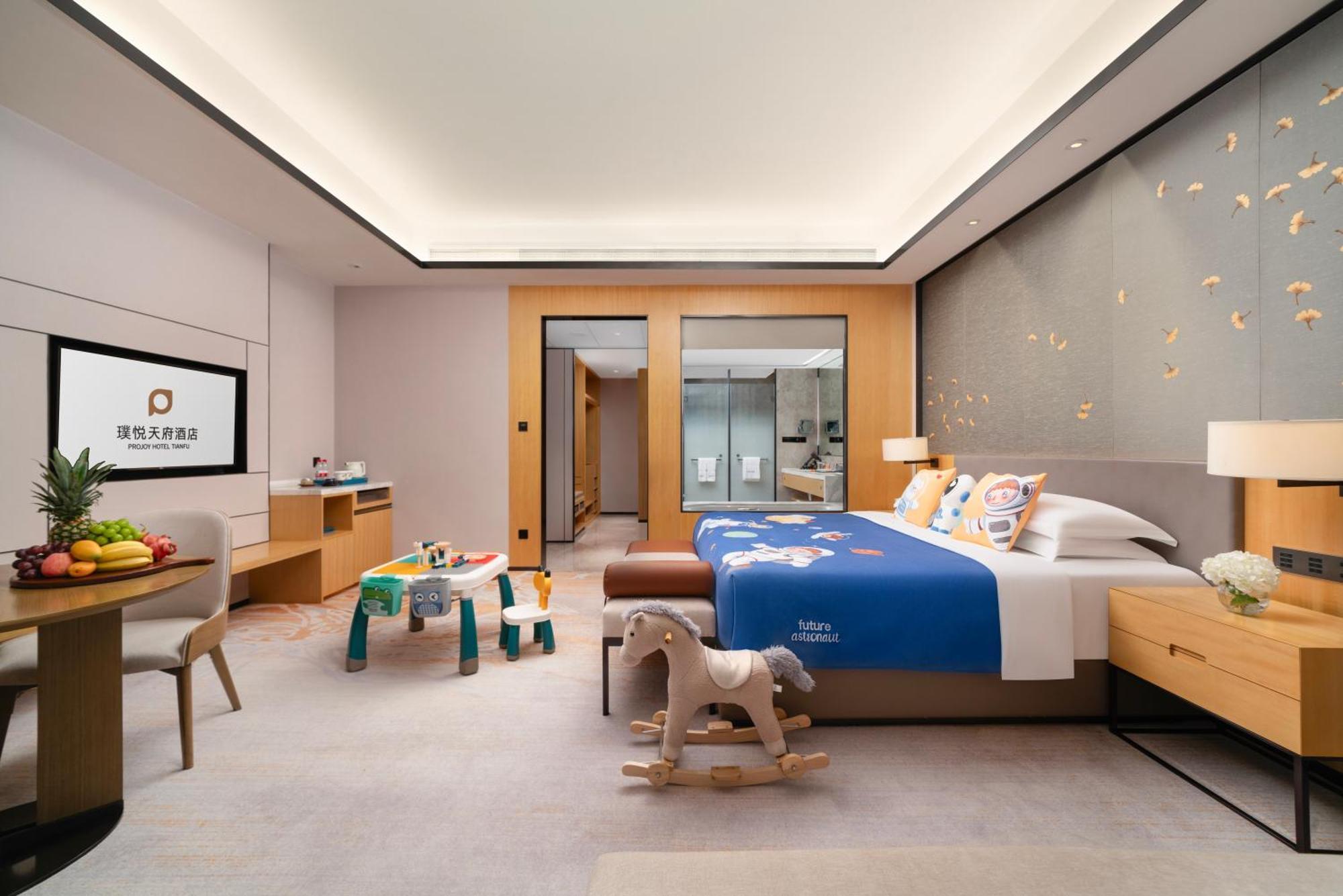 Projoy Hotel Tianfu Chengdu Bagian luar foto
