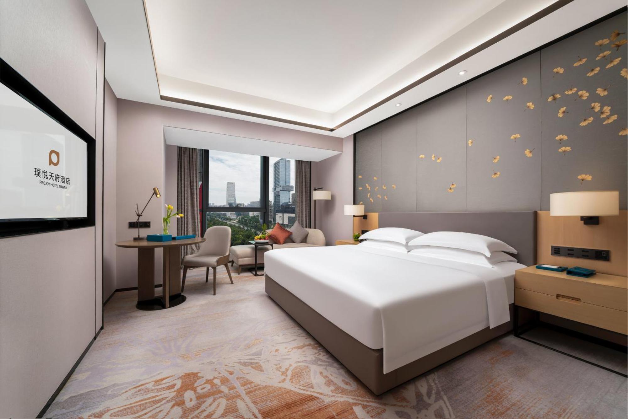Projoy Hotel Tianfu Chengdu Bagian luar foto